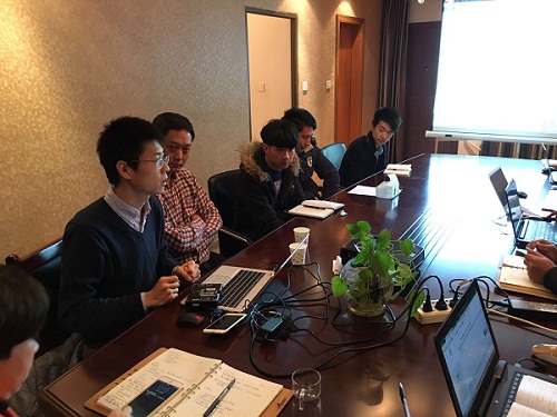 美國(guó)路創(chuàng)來我公司進(jìn)行產(chǎn)品培訓(xùn)